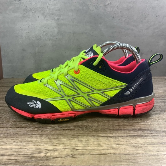 The North Face Shoes | The North Facewomen'sultra Kilowatt Running Shoesyellowblueredblack | Color: Blue/Yellow | Size: 8 | Jnissi's Closet